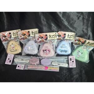 Sanrio Onigiri Rice Ball Case Set of 8 Cinnamoroll Pochacco My Melody Kuromi